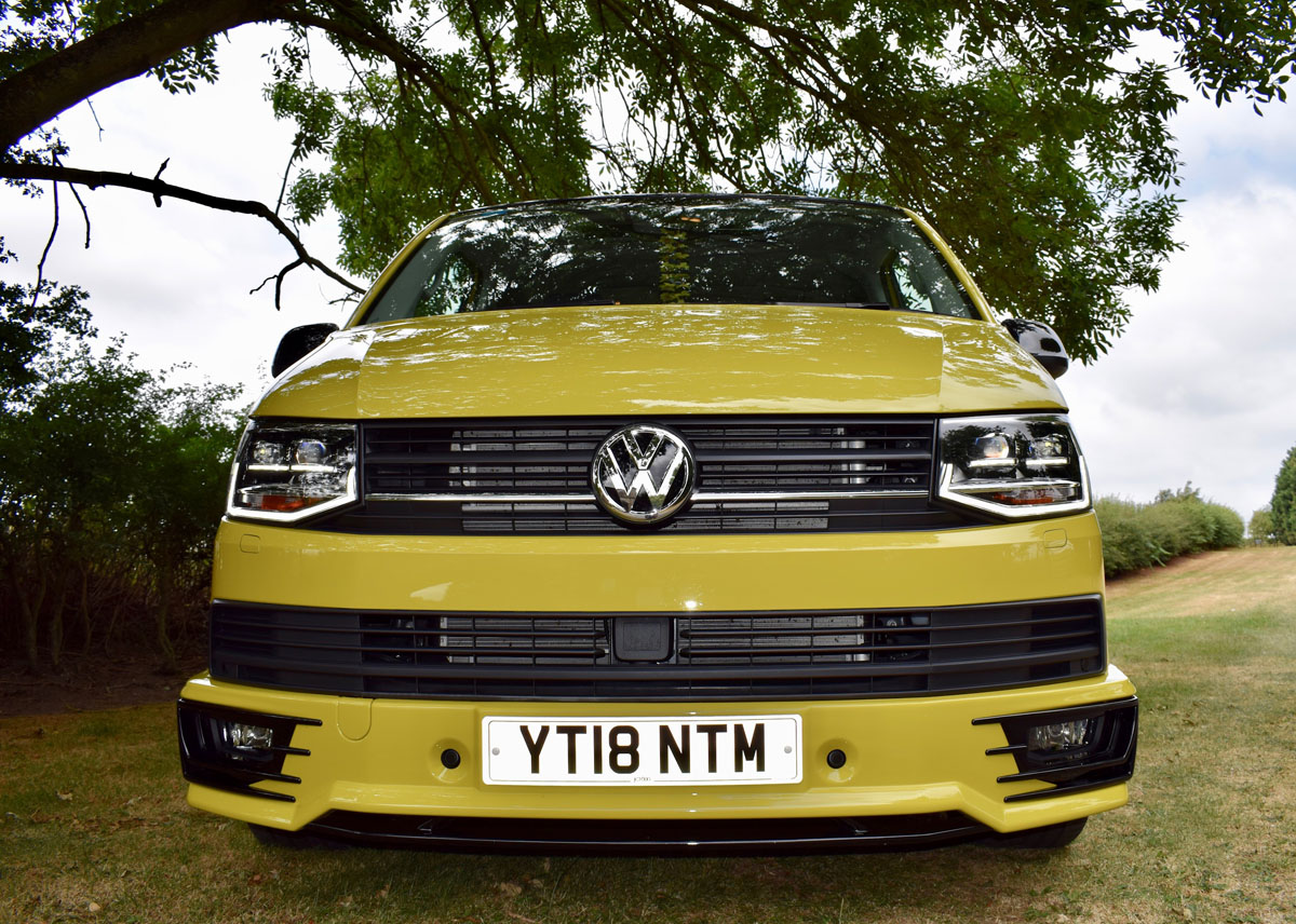 yellow vw camper van for sale