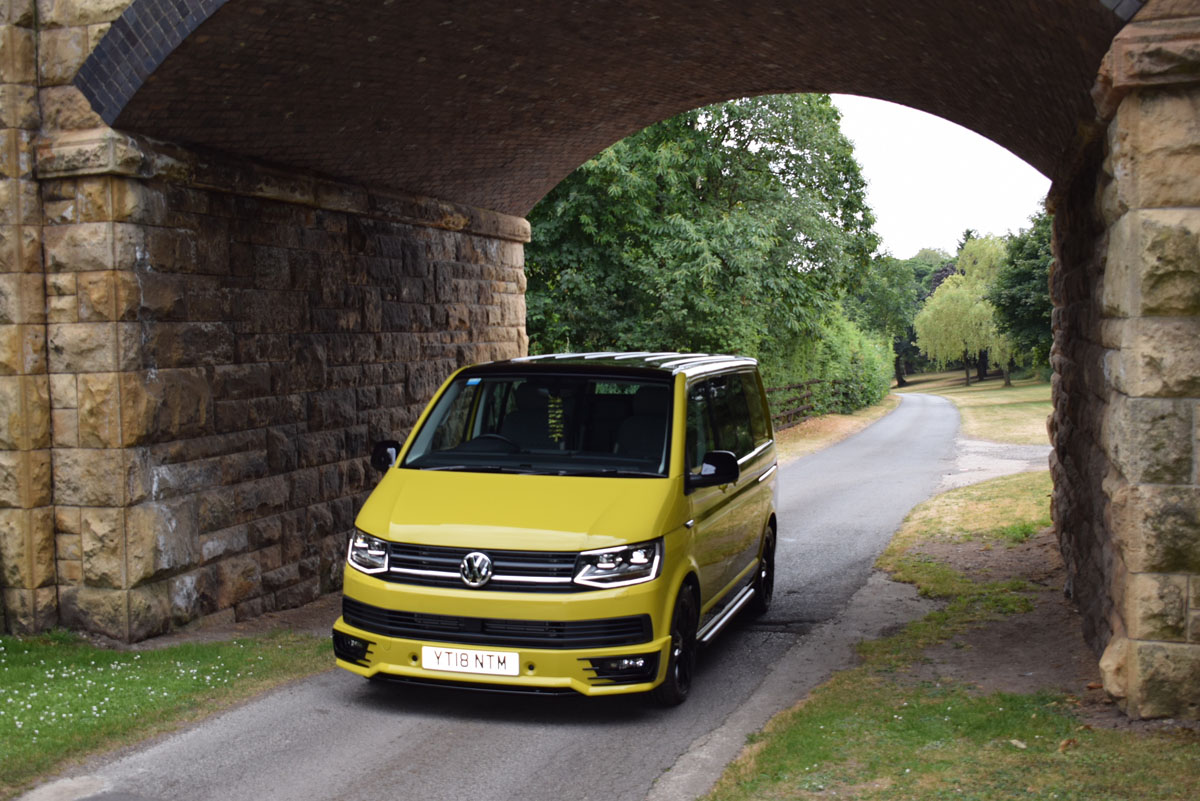 yellow vw camper van for sale