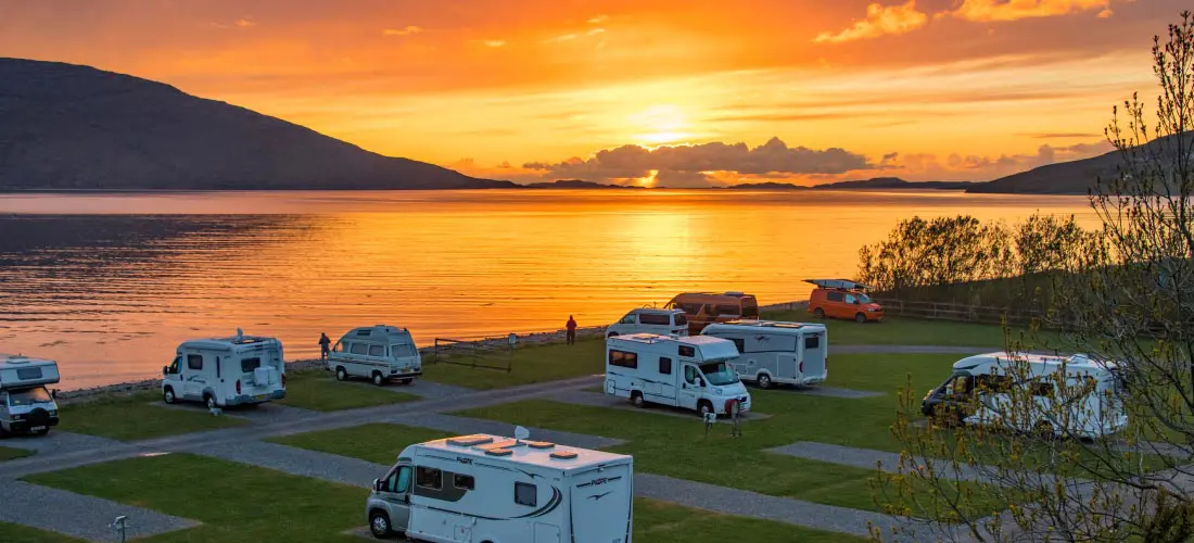 Incredible views from the Ullapool campsite