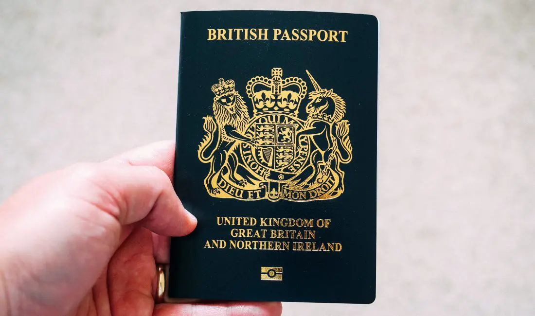 British passport Europeon road trip